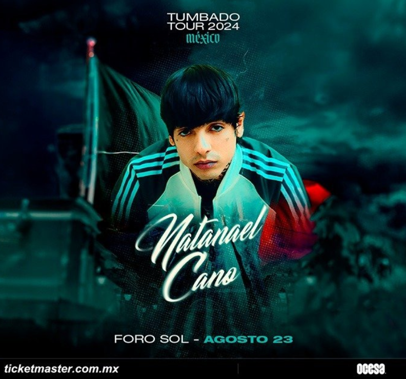 Arte oficial de Tumbado Tour de Natanael Cano